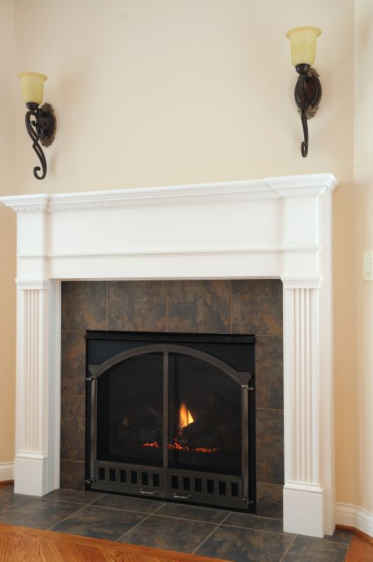 Remodeled Fireplace with Mantel